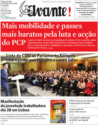capa Jornal Avante