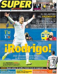 capa Jornal SuperDeporte de 16 outubro 2019