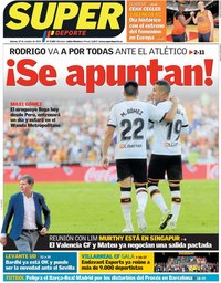 capa Jornal SuperDeporte de 17 outubro 2019