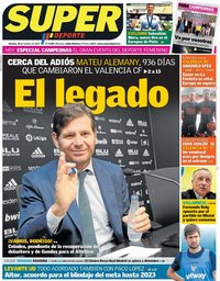 capa Jornal SuperDeporte de 18 outubro 2019