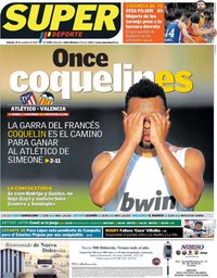 capa Jornal SuperDeporte de 19 outubro 2019