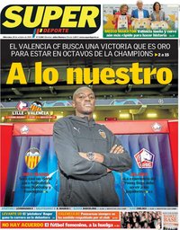 capa Jornal SuperDeporte de 23 outubro 2019