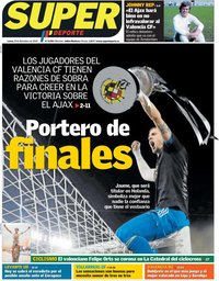 capa Jornal SuperDeporte de 9 dezembro 2019