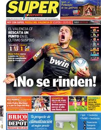 capa Jornal SuperDeporte de 22 dezembro 2019