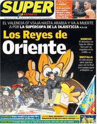 capa Jornal SuperDeporte de 6 janeiro 2020