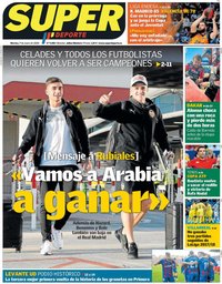 capa Jornal SuperDeporte de 7 janeiro 2020