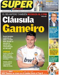 capa Jornal SuperDeporte de 17 janeiro 2020