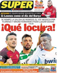 capa Jornal SuperDeporte de 29 janeiro 2020