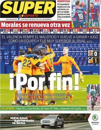 capa Jornal SuperDeporte de 11 janeiro 2021