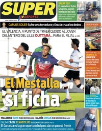 capa Jornal SuperDeporte de 19 janeiro 2021