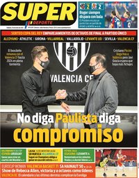 capa Jornal SuperDeporte de 23 janeiro 2021