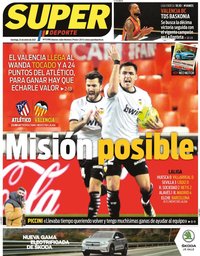 capa Jornal SuperDeporte de 24 janeiro 2021