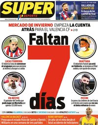 capa Jornal SuperDeporte de 26 janeiro 2021