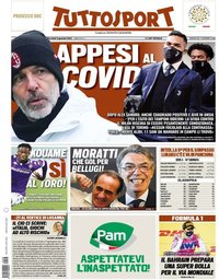 capa Jornal TuttoSport de 6 janeiro 2021