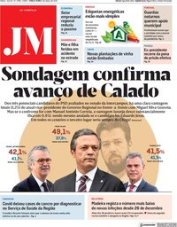 capa Jornal da Madeira de 2 março 2021