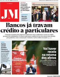 capa Jornal da Madeira de 6 março 2021