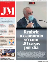 capa Jornal da Madeira de 7 março 2021