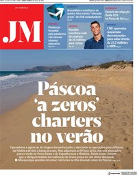 capa Jornal da Madeira de 9 março 2021