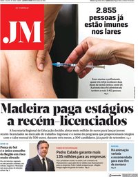 capa Jornal da Madeira de 11 março 2021