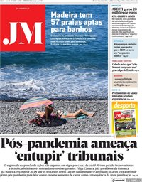 capa Jornal da Madeira de 13 março 2021