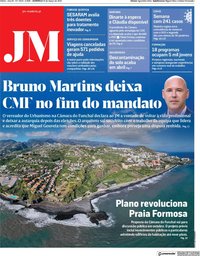 capa Jornal da Madeira de 21 março 2021