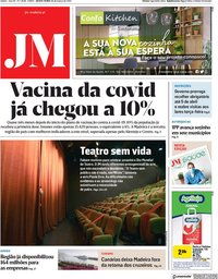 capa Jornal da Madeira de 26 março 2021