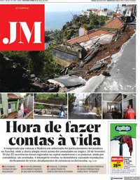 capa Jornal da Madeira de 29 março 2021