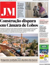 capa Jornal da Madeira de 31 março 2021