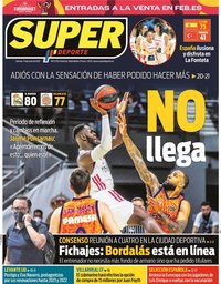 capa Jornal SuperDeporte de 11 junho 2021