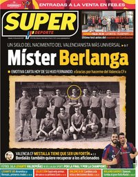 capa Jornal SuperDeporte de 12 junho 2021