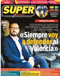 capa Jornal SuperDeporte de 14 junho 2021