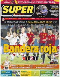 capa Jornal SuperDeporte de 20 junho 2021