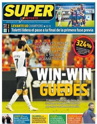 capa Jornal SuperDeporte de 19 agosto 2021