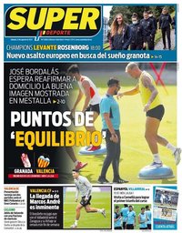 capa Jornal SuperDeporte de 21 agosto 2021