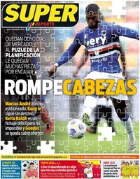 capa Jornal SuperDeporte de 24 agosto 2021