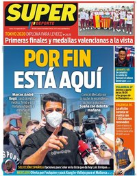 capa Jornal SuperDeporte de 26 agosto 2021