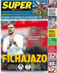 capa Jornal SuperDeporte de 29 agosto 2021