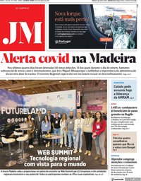 capa Jornal da Madeira de 3 novembro 2021