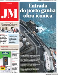 capa Jornal da Madeira de 4 novembro 2021