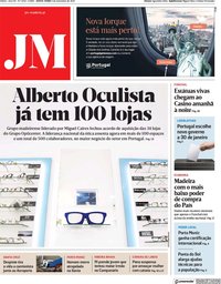 capa Jornal da Madeira de 5 novembro 2021