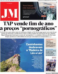 capa Jornal da Madeira de 9 novembro 2021