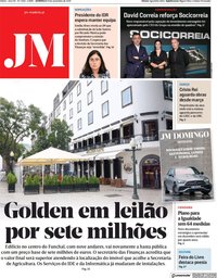 capa Jornal da Madeira de 14 novembro 2021