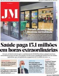 capa Jornal da Madeira de 21 novembro 2021