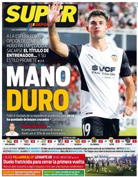 capa Jornal SuperDeporte de 3 janeiro 2022