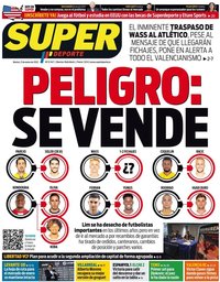 capa Jornal SuperDeporte de 11 janeiro 2022