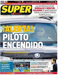 capa Jornal SuperDeporte de 15 janeiro 2022