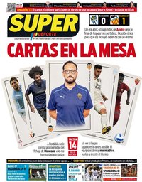 capa Jornal SuperDeporte de 17 janeiro 2022