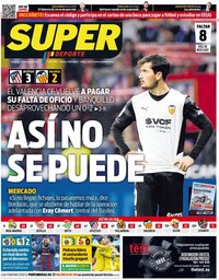 capa Jornal SuperDeporte de 23 janeiro 2022