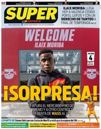 capa Jornal SuperDeporte de 27 janeiro 2022