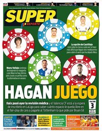 capa Jornal SuperDeporte de 28 janeiro 2022